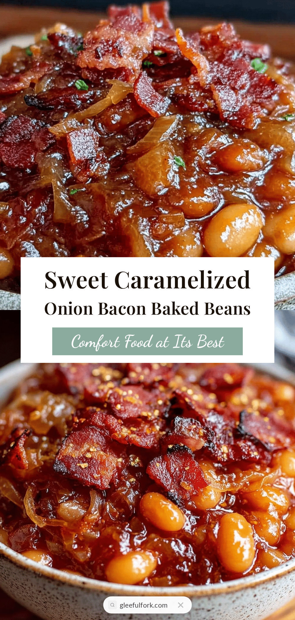 caramelized onion and bacon baked beans recipe