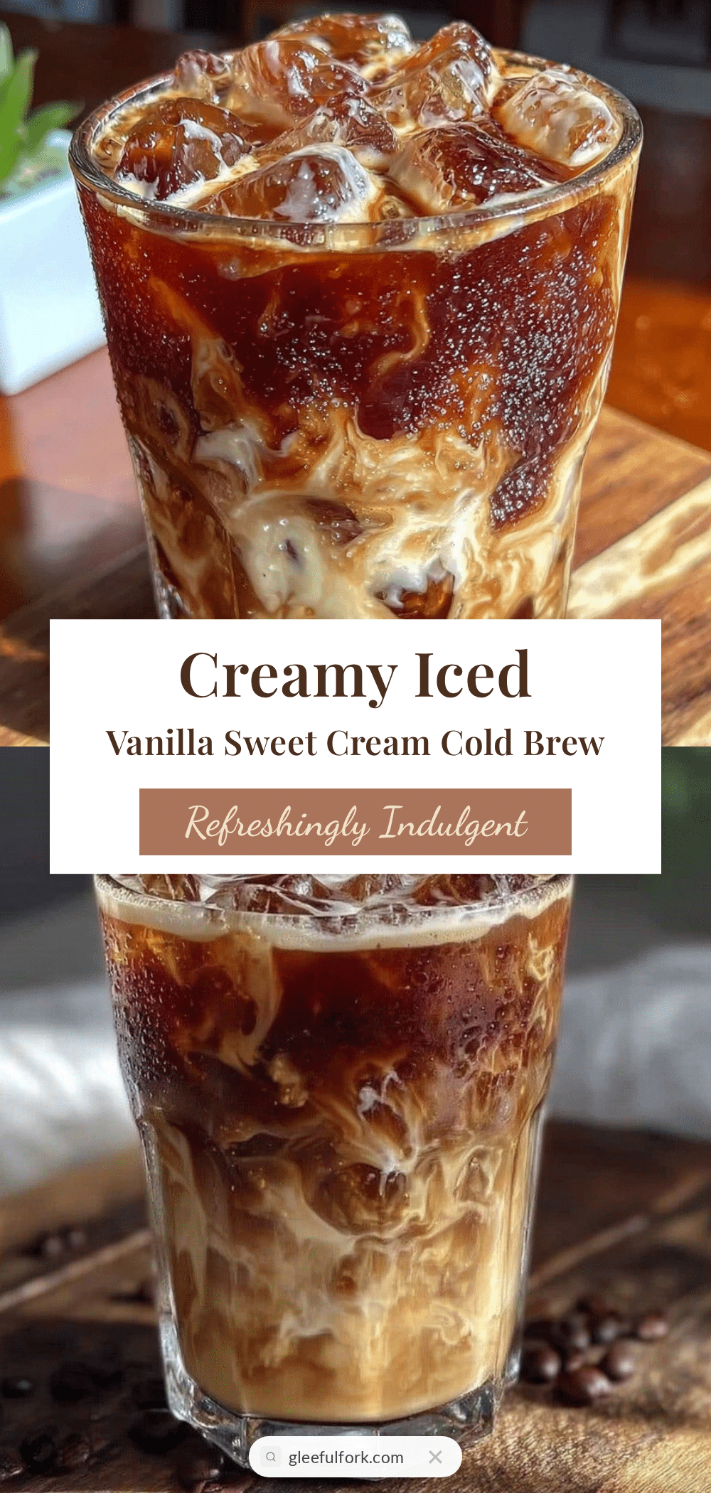 creamy iced vanilla sweet cream cold brew coffee recipe
