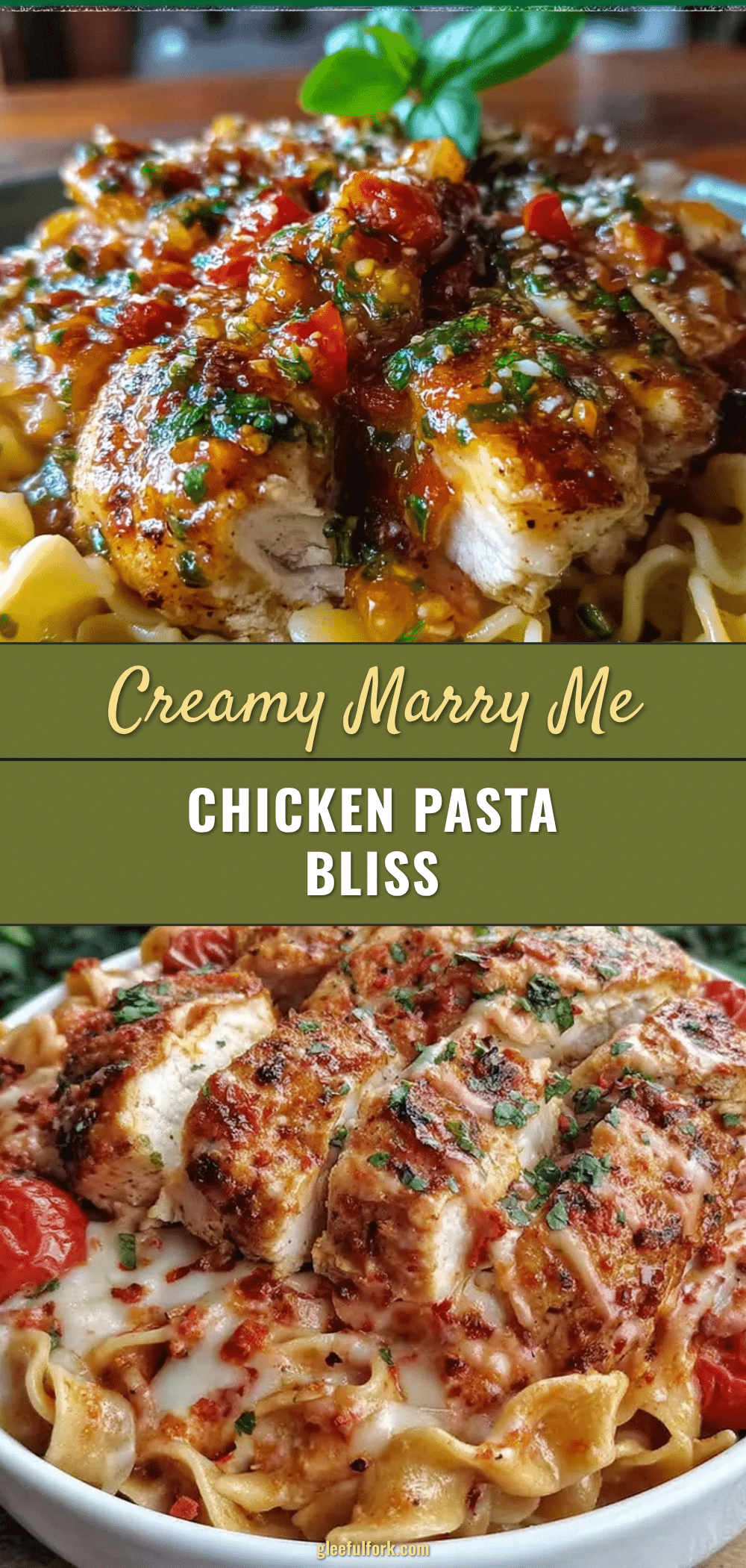 creamy marry me chicken pasta recipe