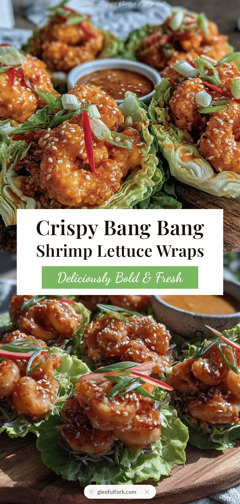 crispy bang bang shrimp lettuce wraps recipe