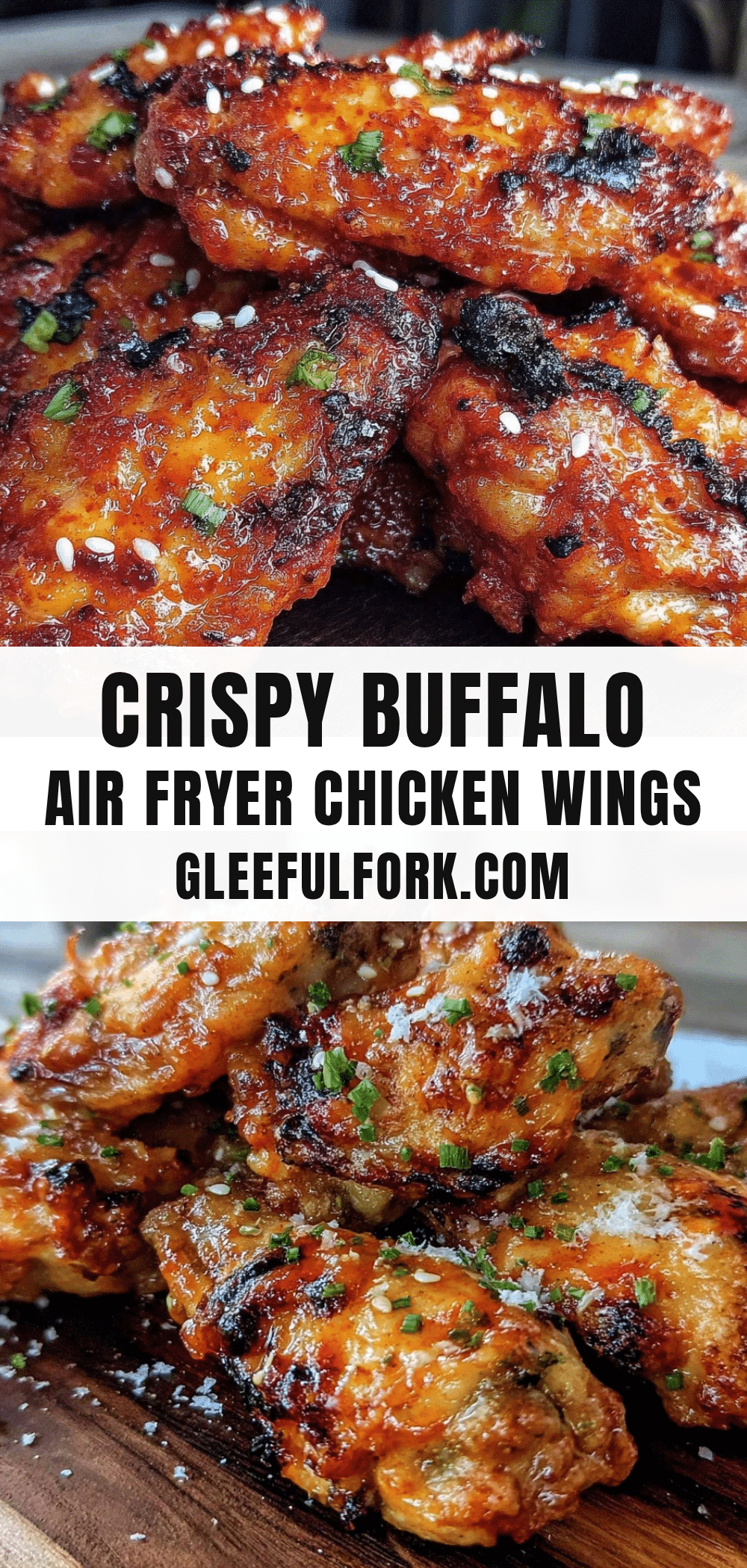 crispy buffalo air fryer chicken wings recipe