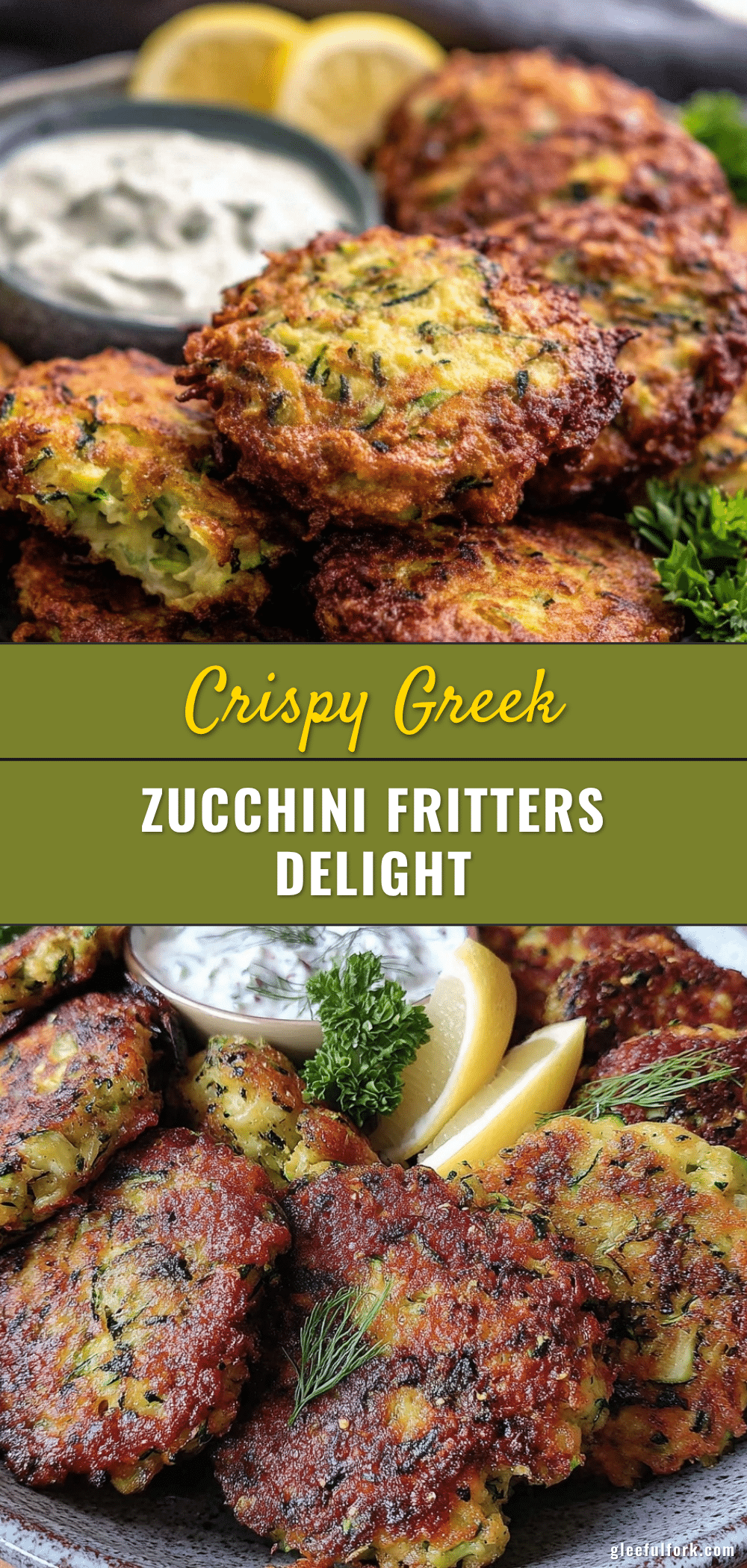 crispy greek zucchini fritters recipe