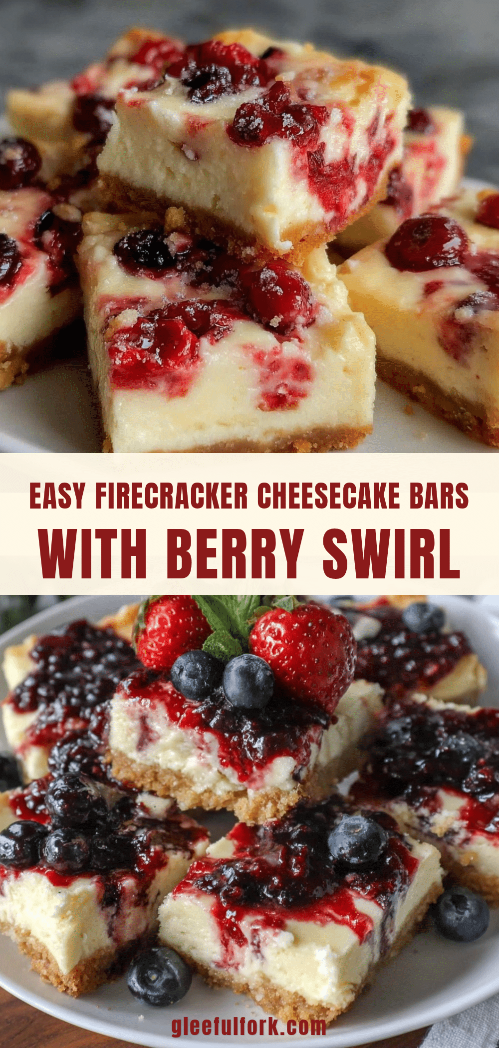 firecracker cheesecake bars recipe