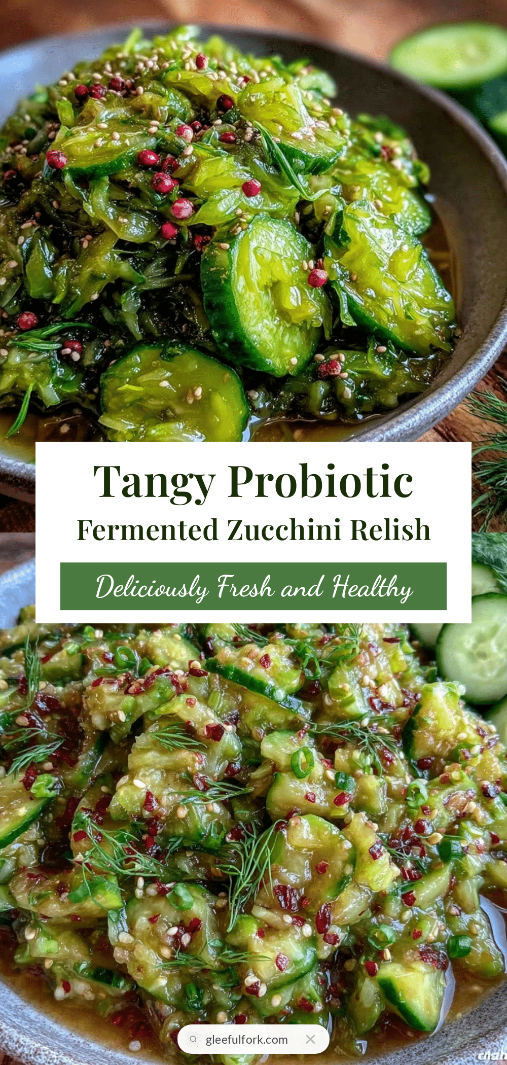 fresh fermented zucchini relish recipe