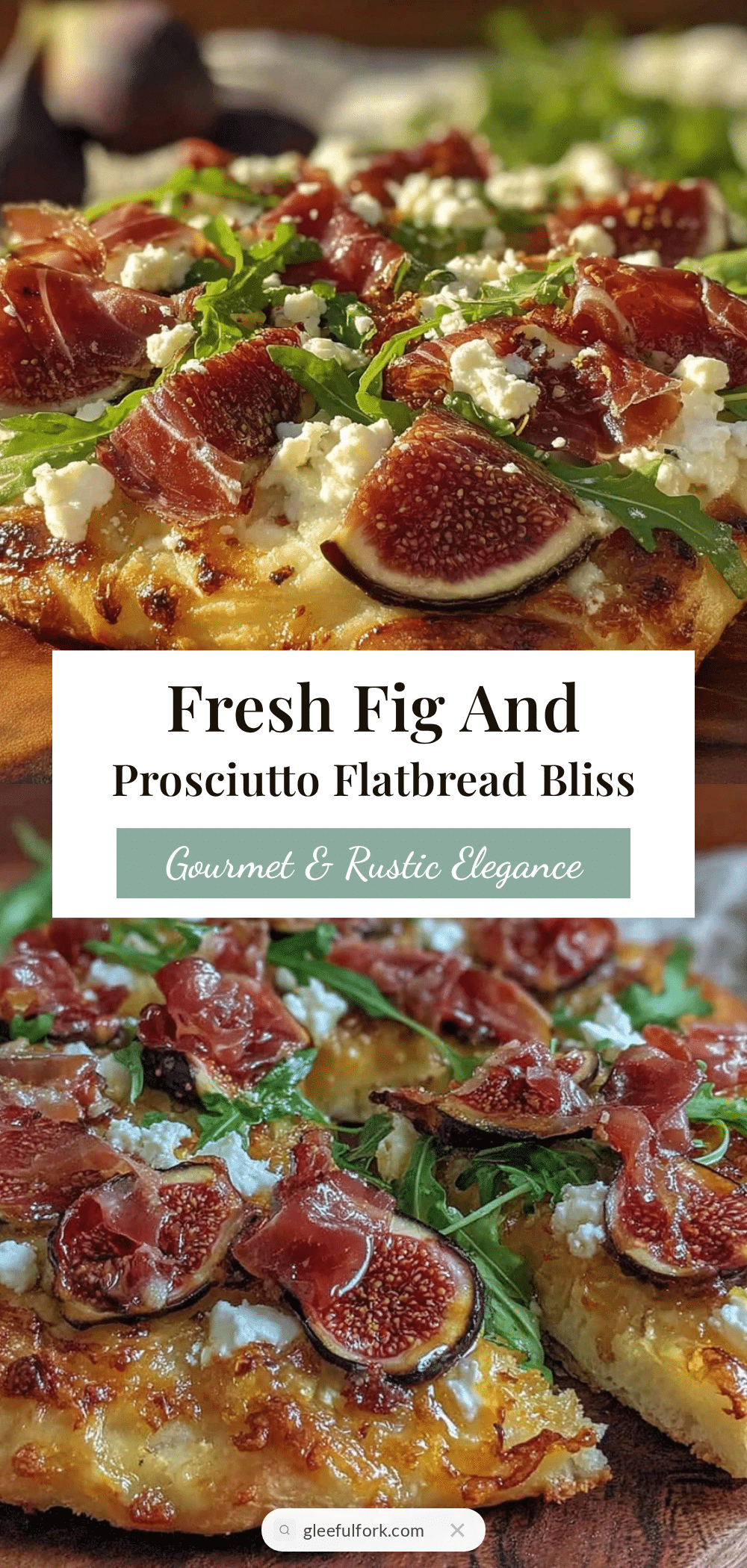 fresh fig and prosciutto flatbread recipe