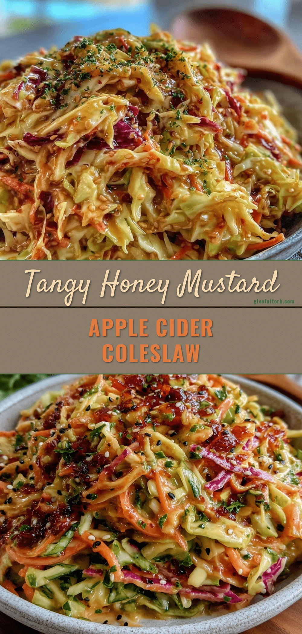 Fresh Honey Mustard Coleslaw recipe