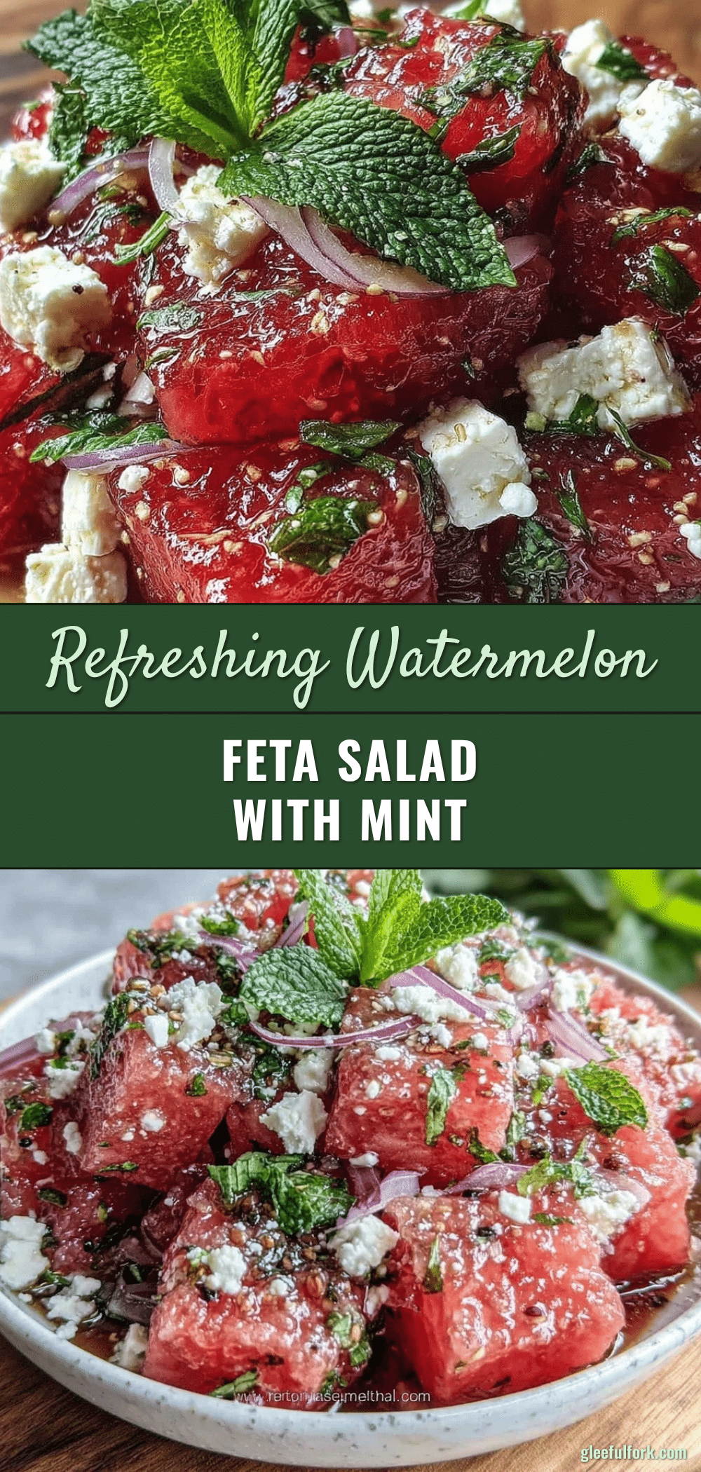 fresh watermelon feta salad recipe