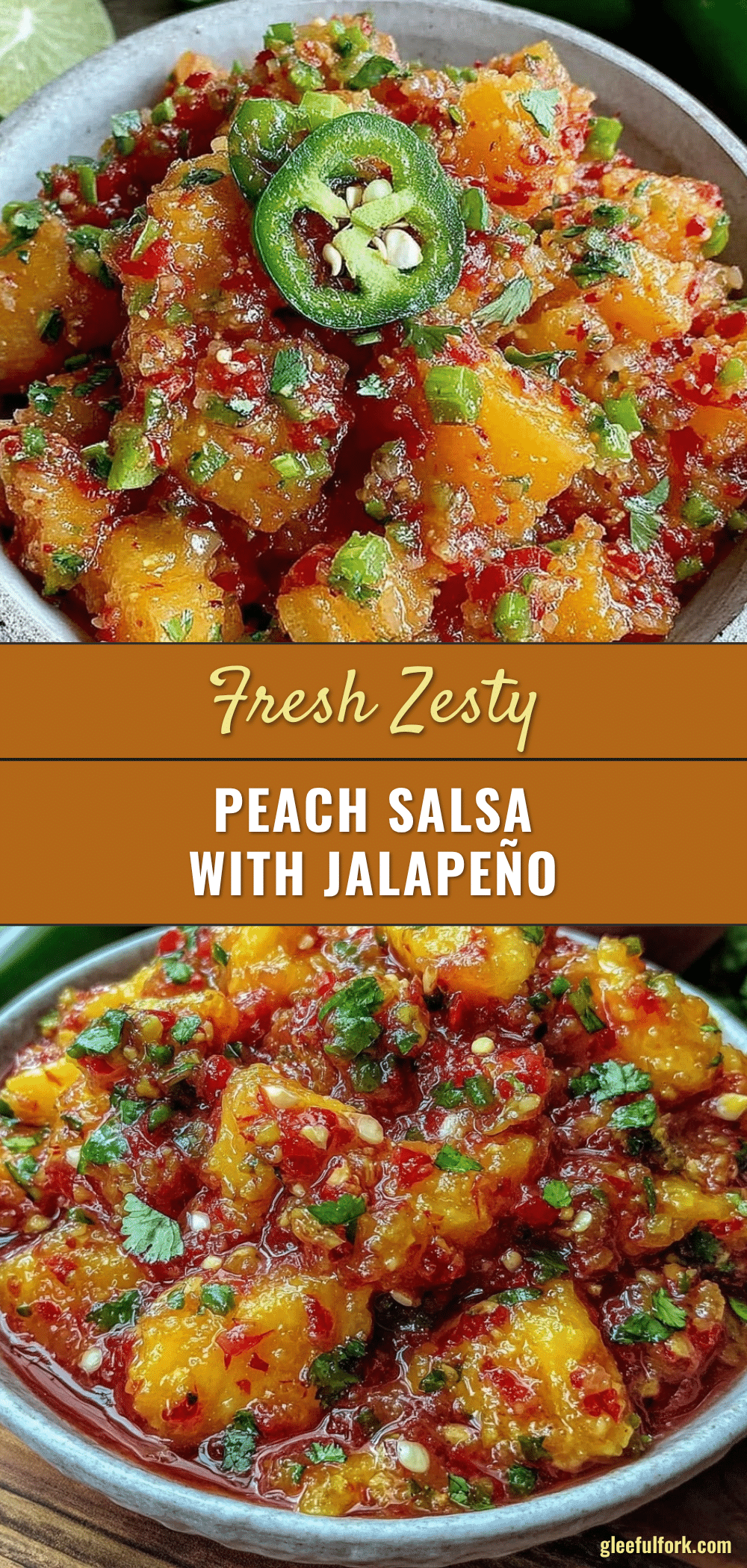 fresh zesty peach salsa recipe