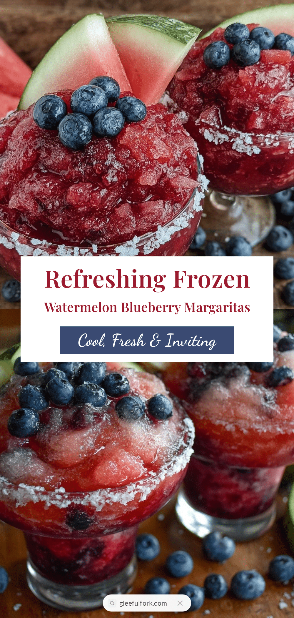 frozen watermelon blueberry margaritas recipe