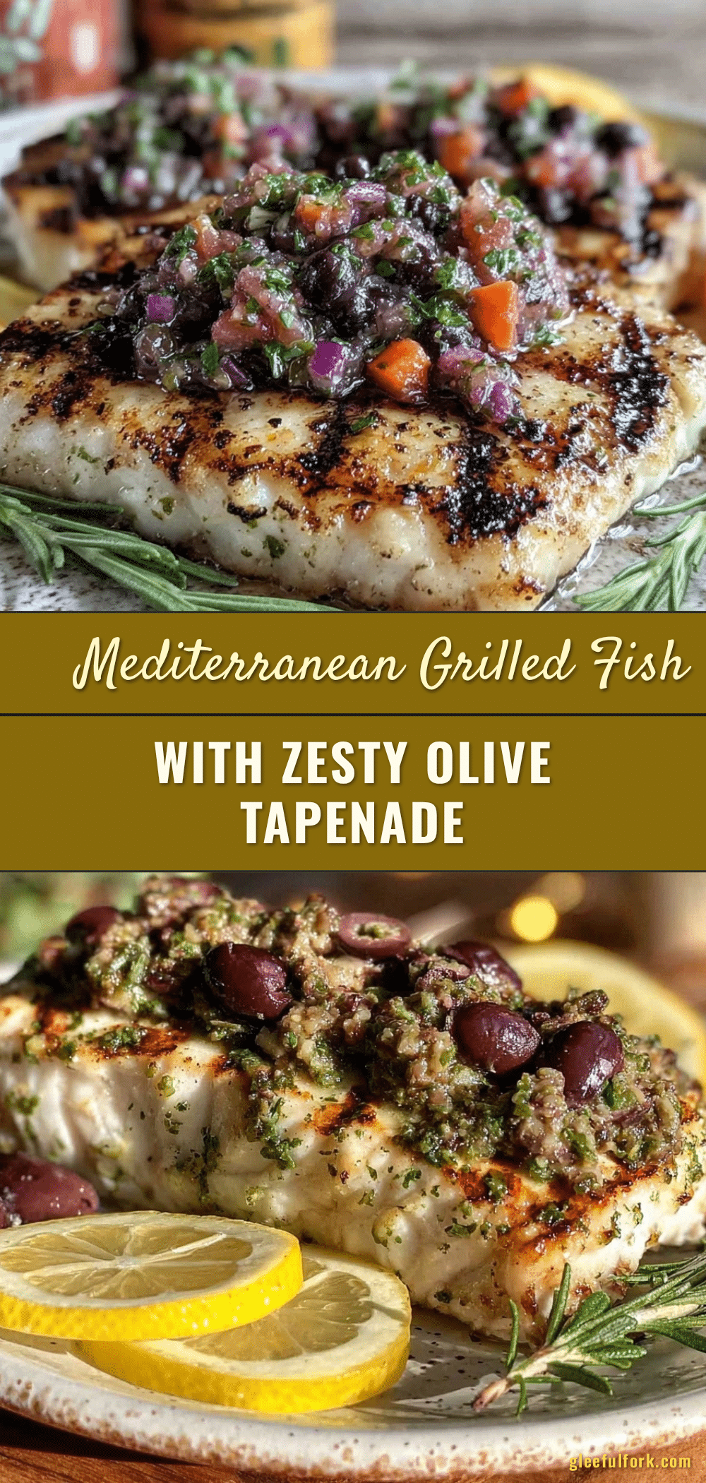 Healthy Mediterranean Grilled Fish recipe