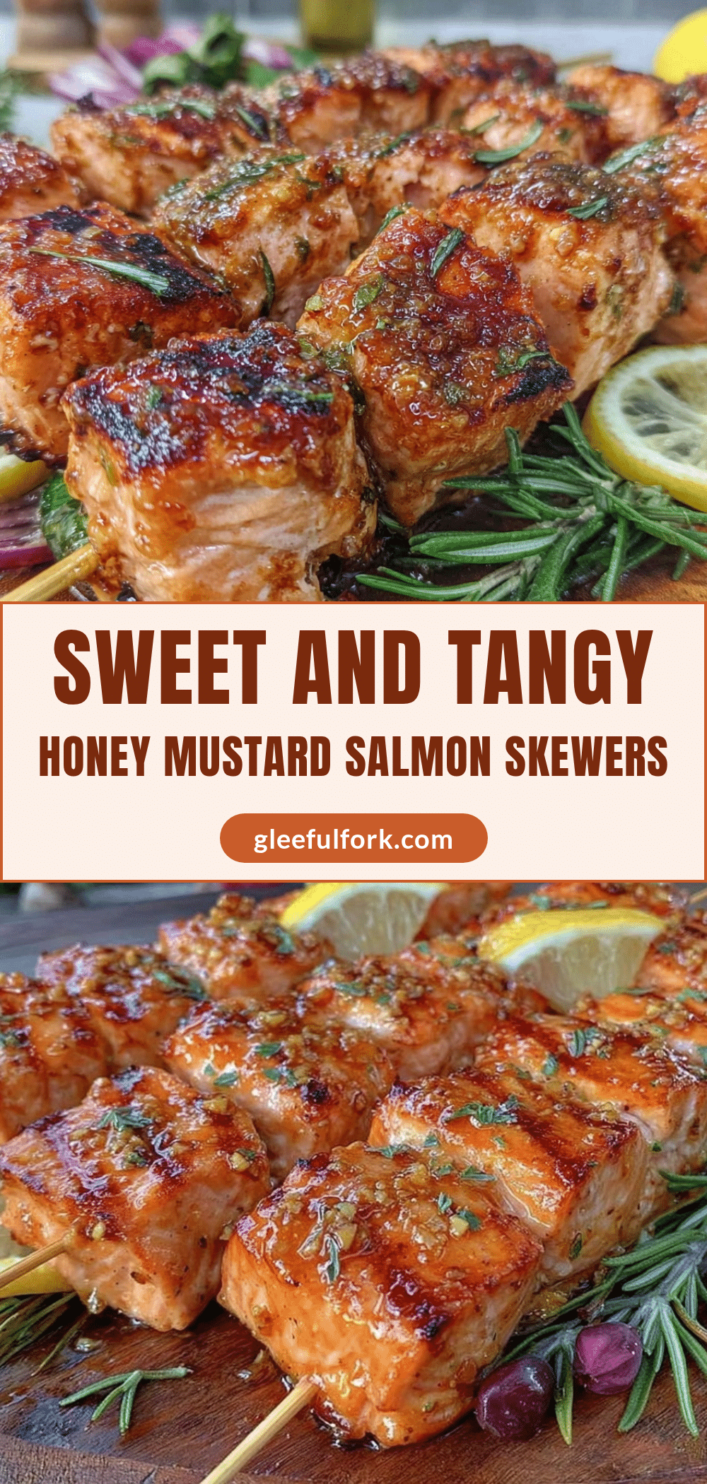 honey mustard grilled salmon skewers recipe