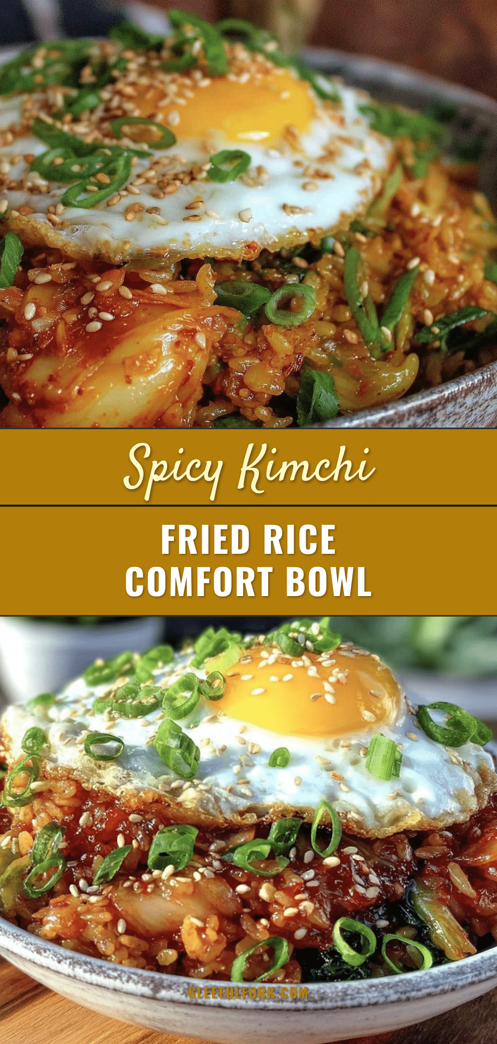 kimchi fried rice bowl recipe