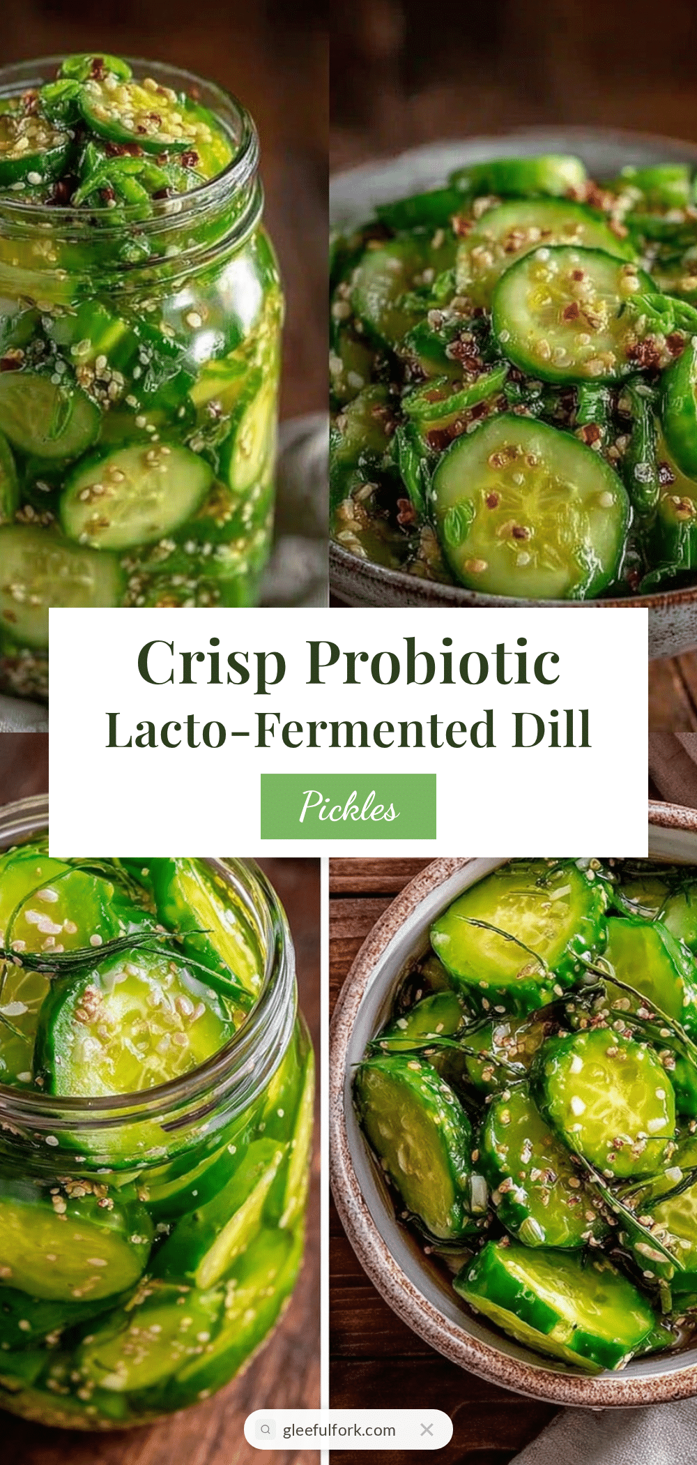 lacto-fermented dill pickles recipe