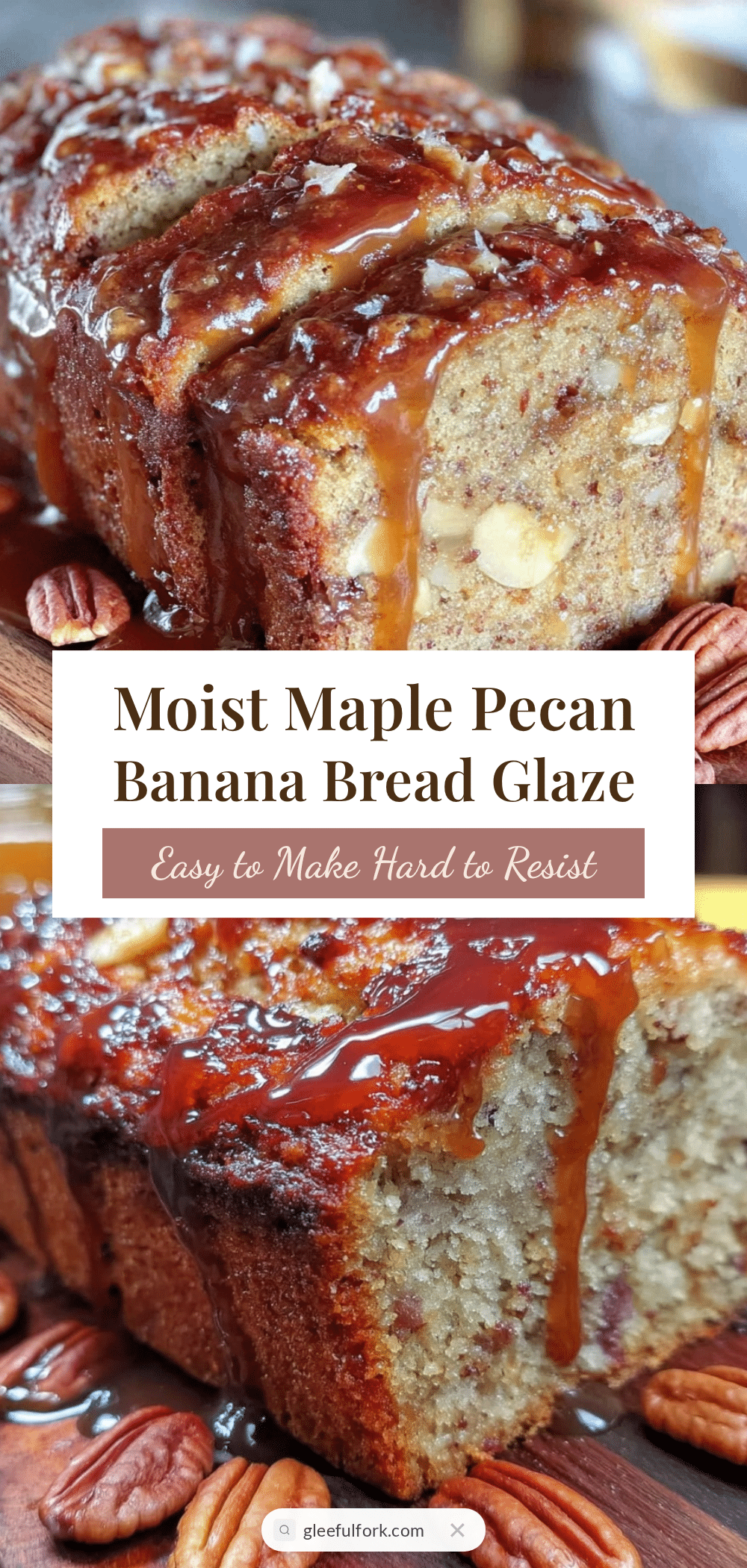 maple pecan banana bread recipe