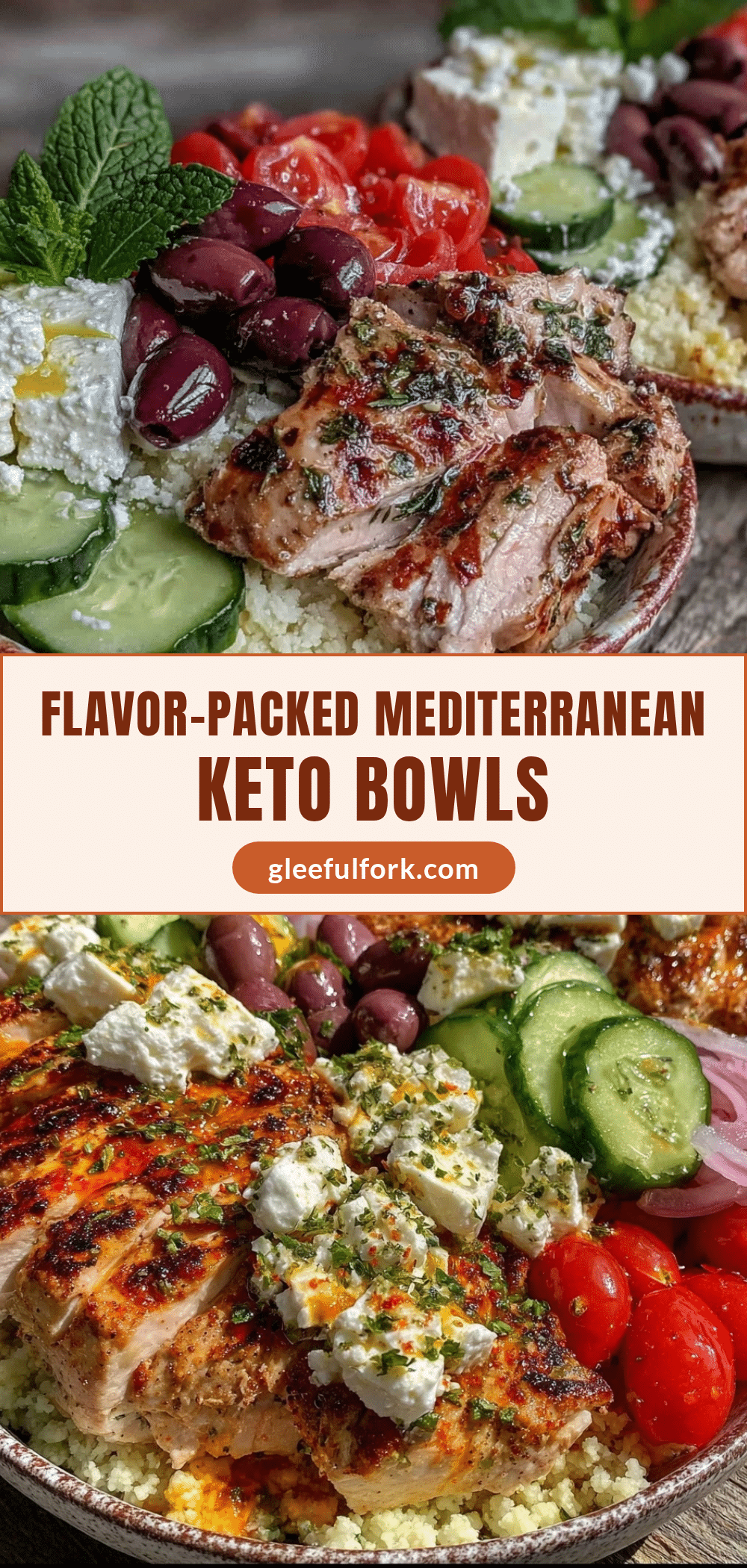 Mediterranean keto bowls recipe
