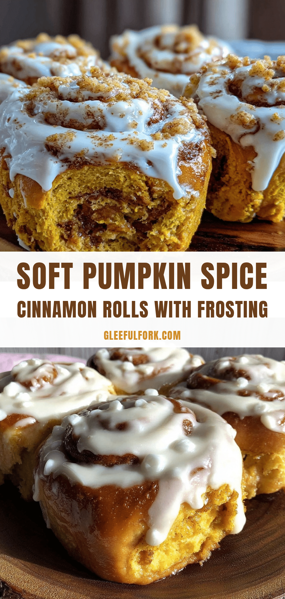pumpkin spice cinnamon rolls recipe