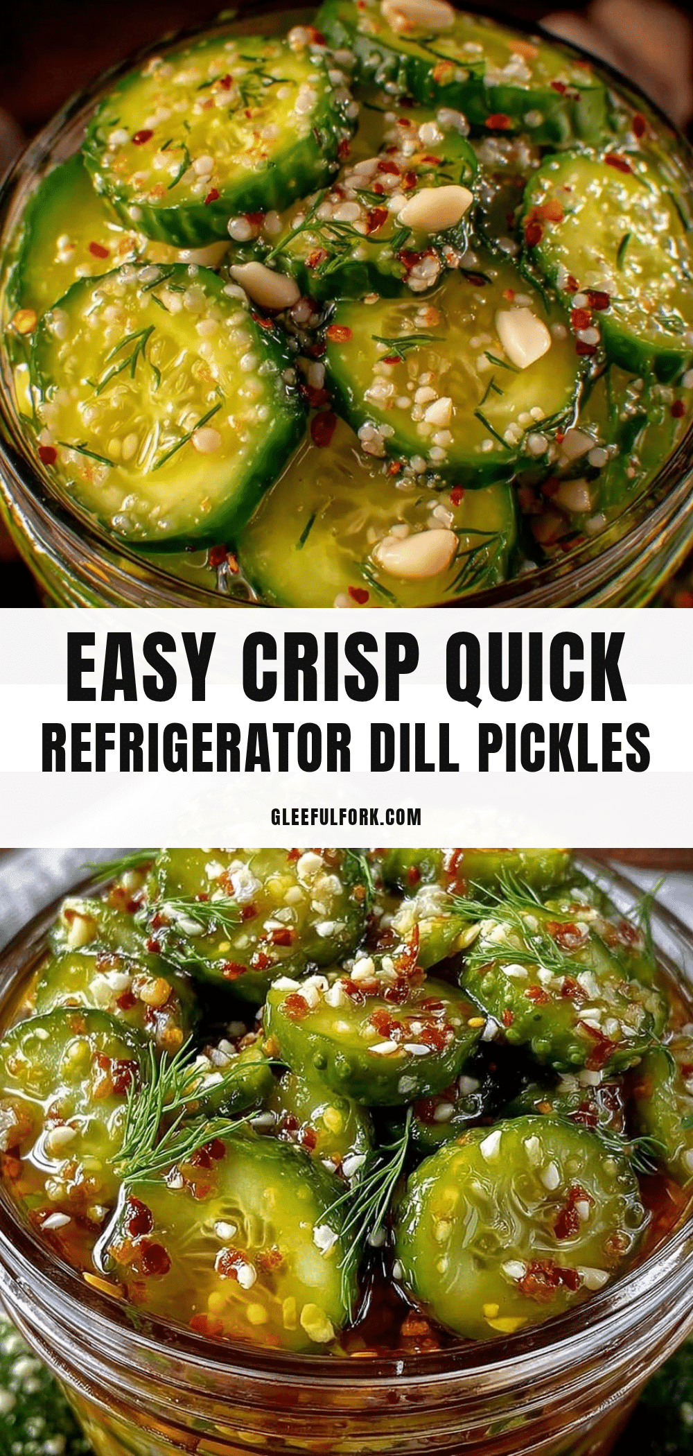quick refrigerator dill pickles recipe