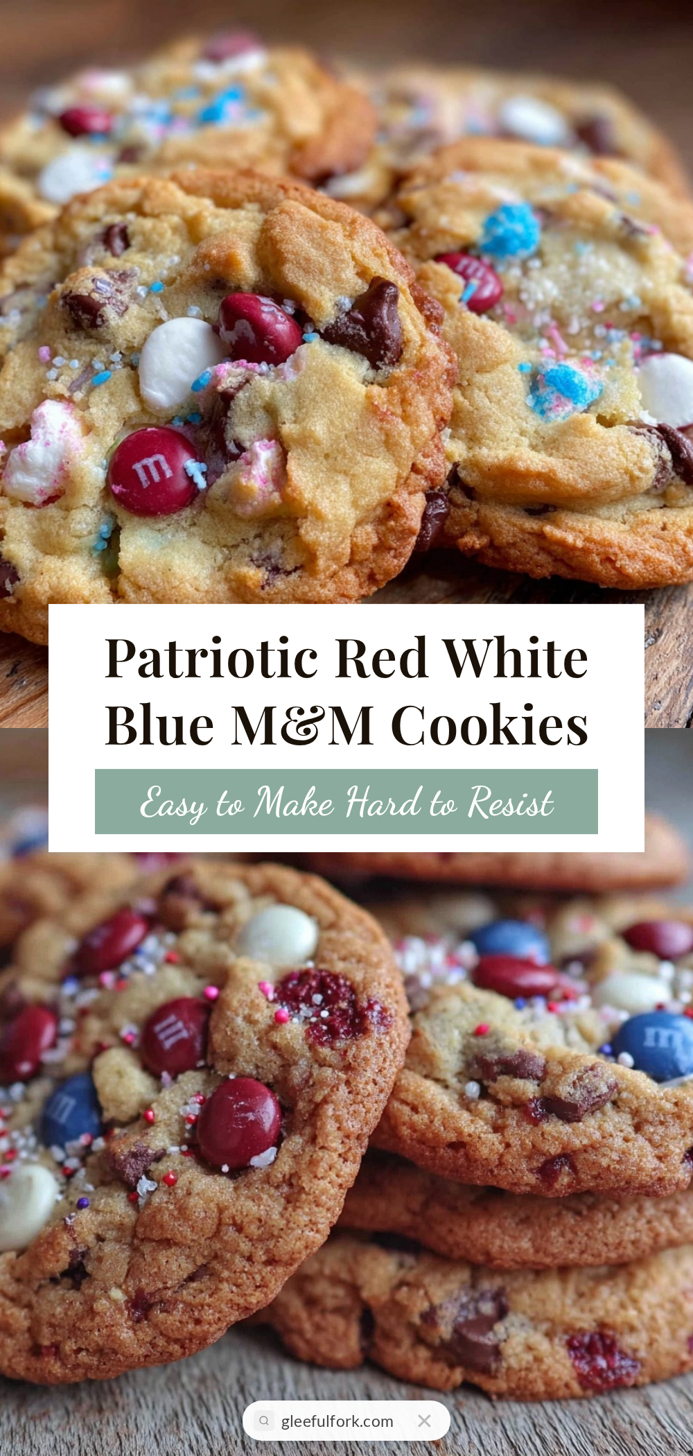 red white blue m&m chocolate chip cookies recipe