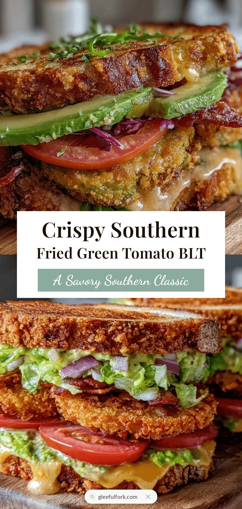 southern fried green tomato blt sandwich recipe
