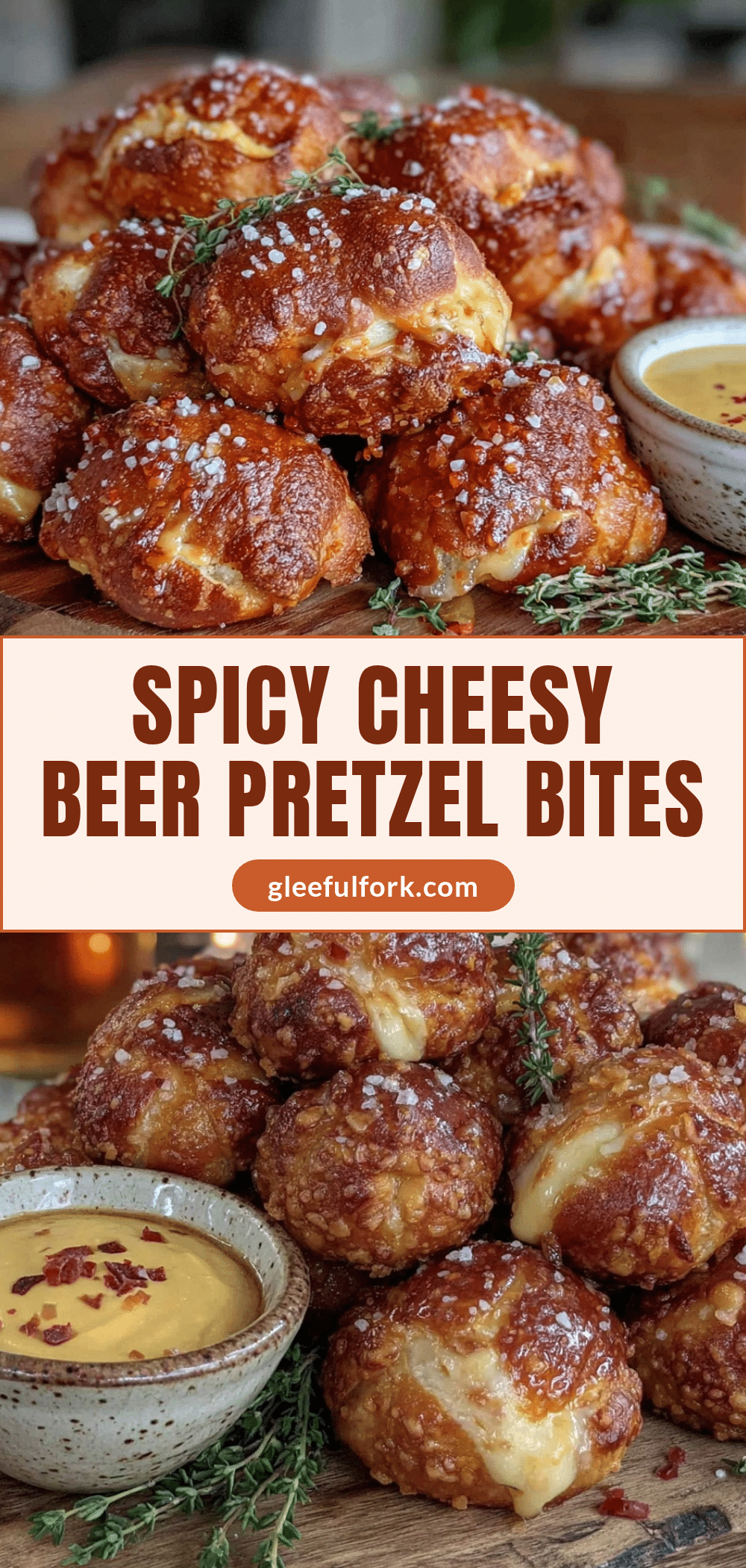 spicy beer cheese pretzel bites recipe