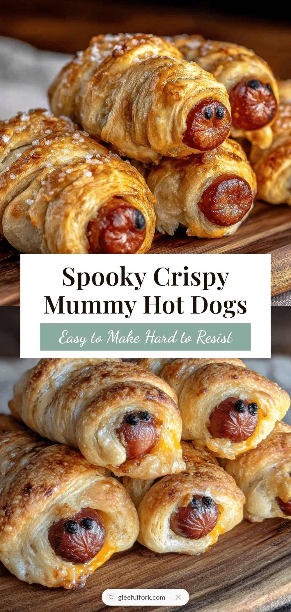 crispy mummy hot dogs recipe