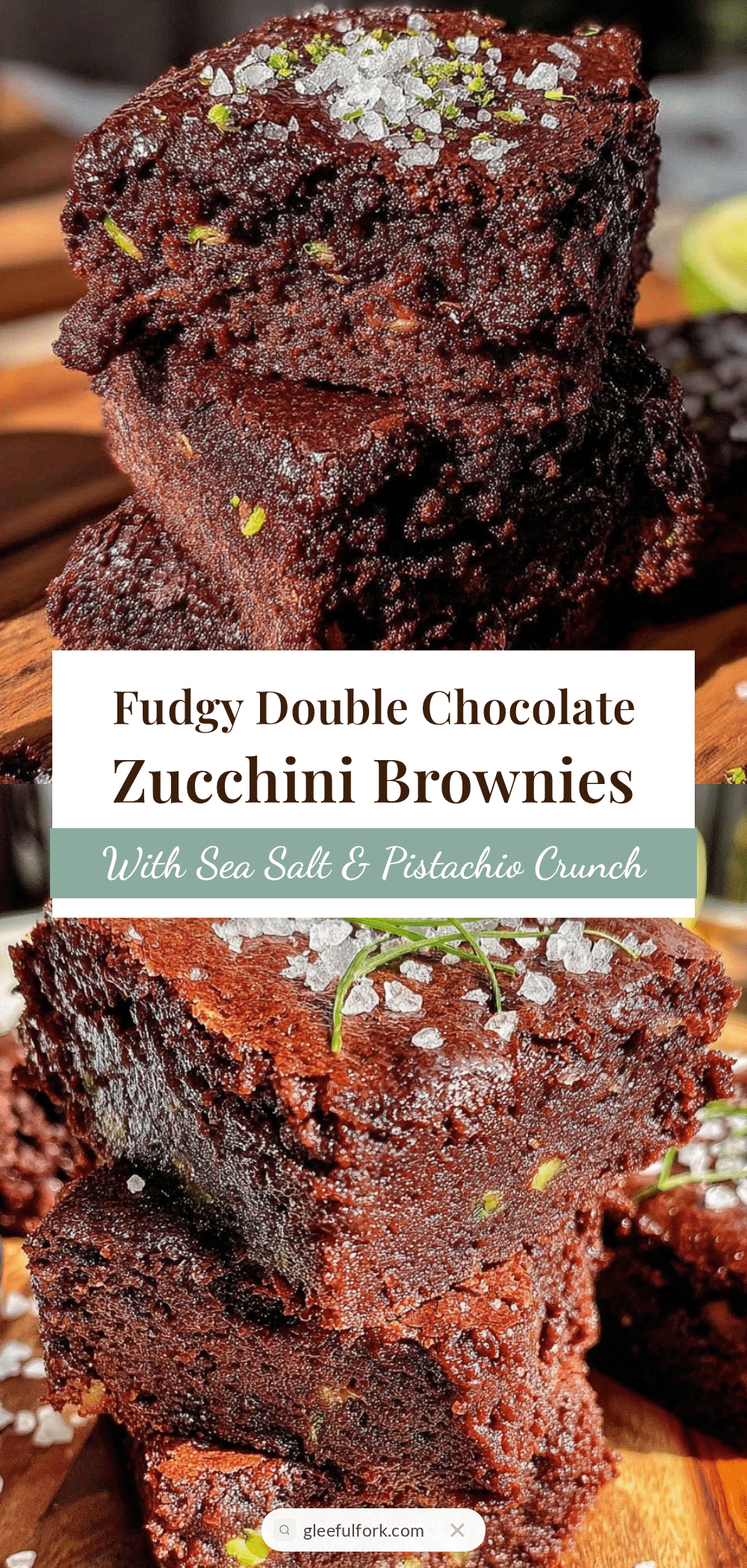 double chocolate zucchini brownies recipe