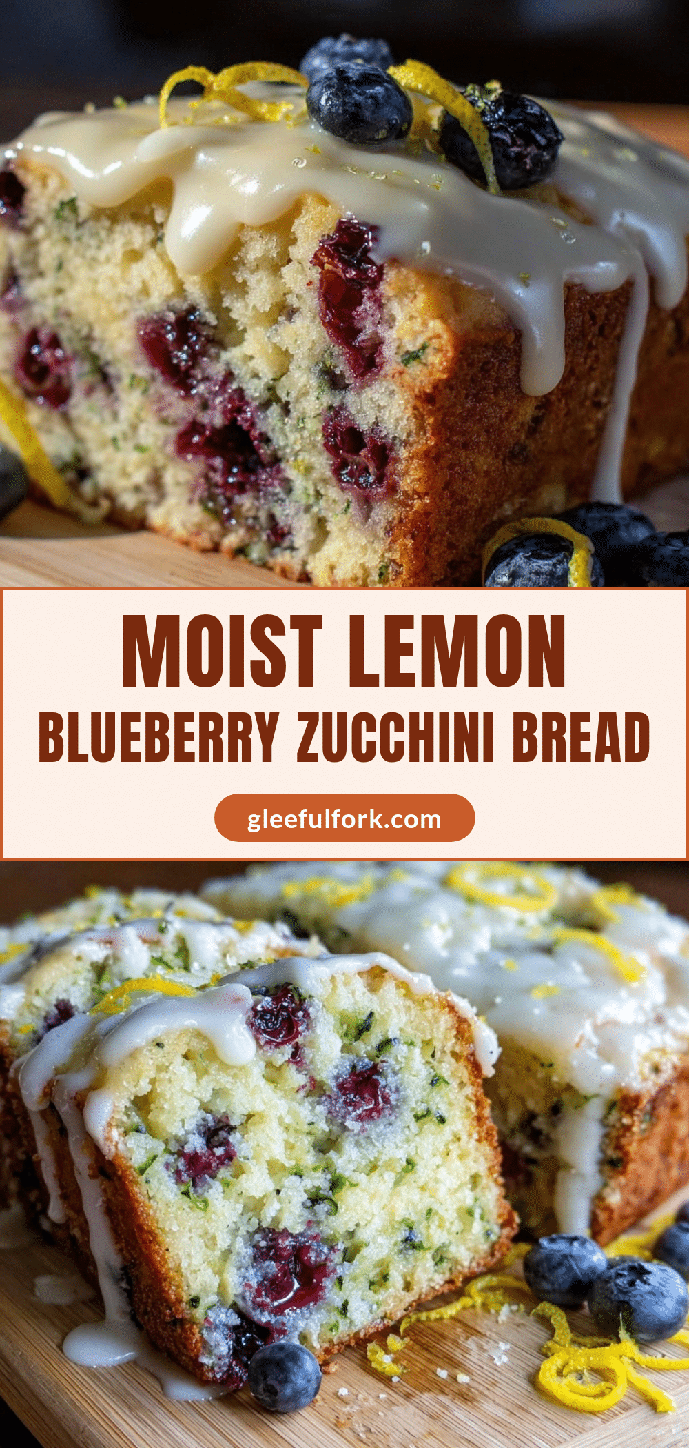 lemon blueberry zucchini bread recipe