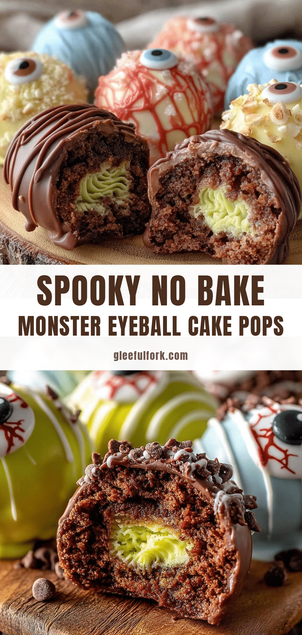 no bake monster eyeball cake pops recipe