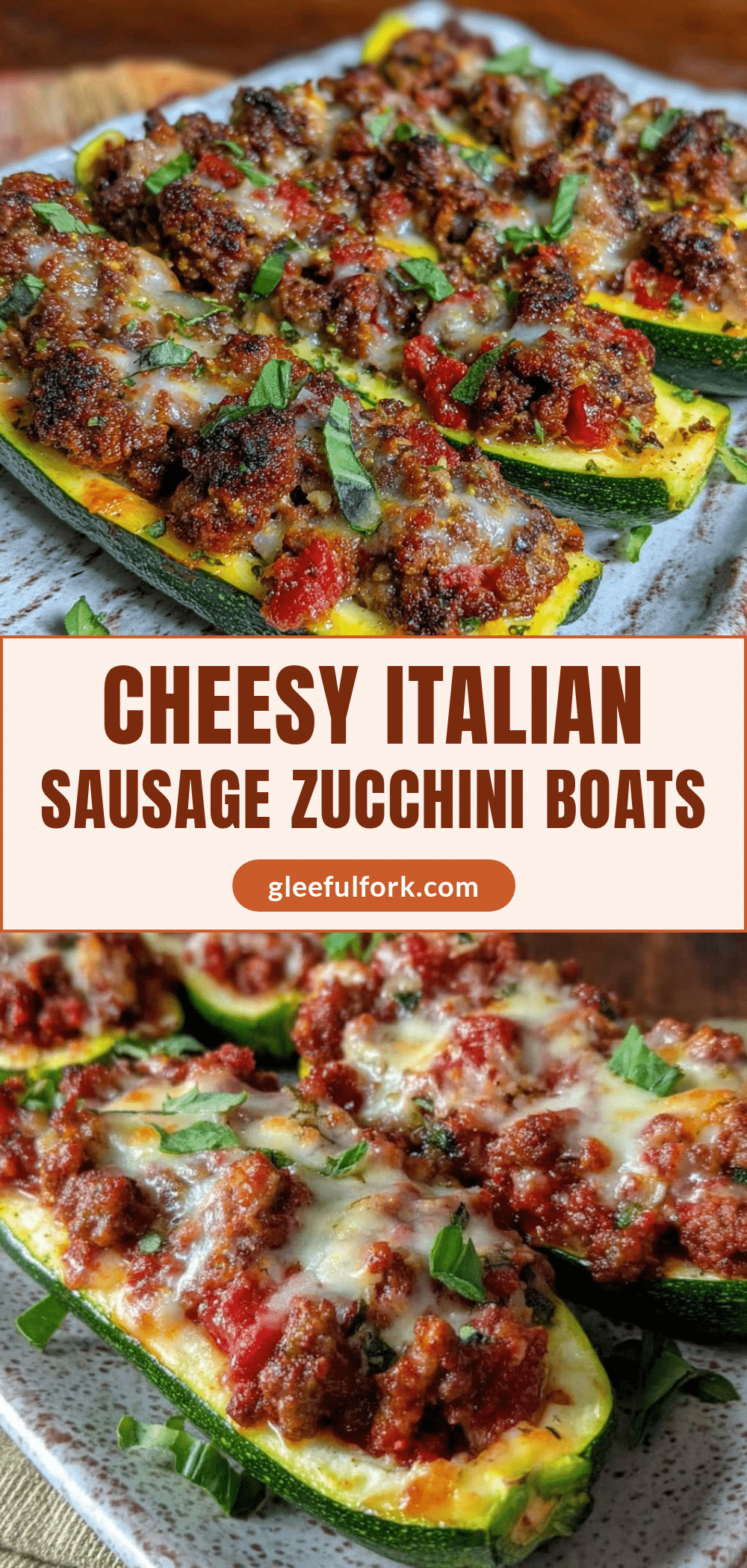 Parmesan zucchini boats recipe