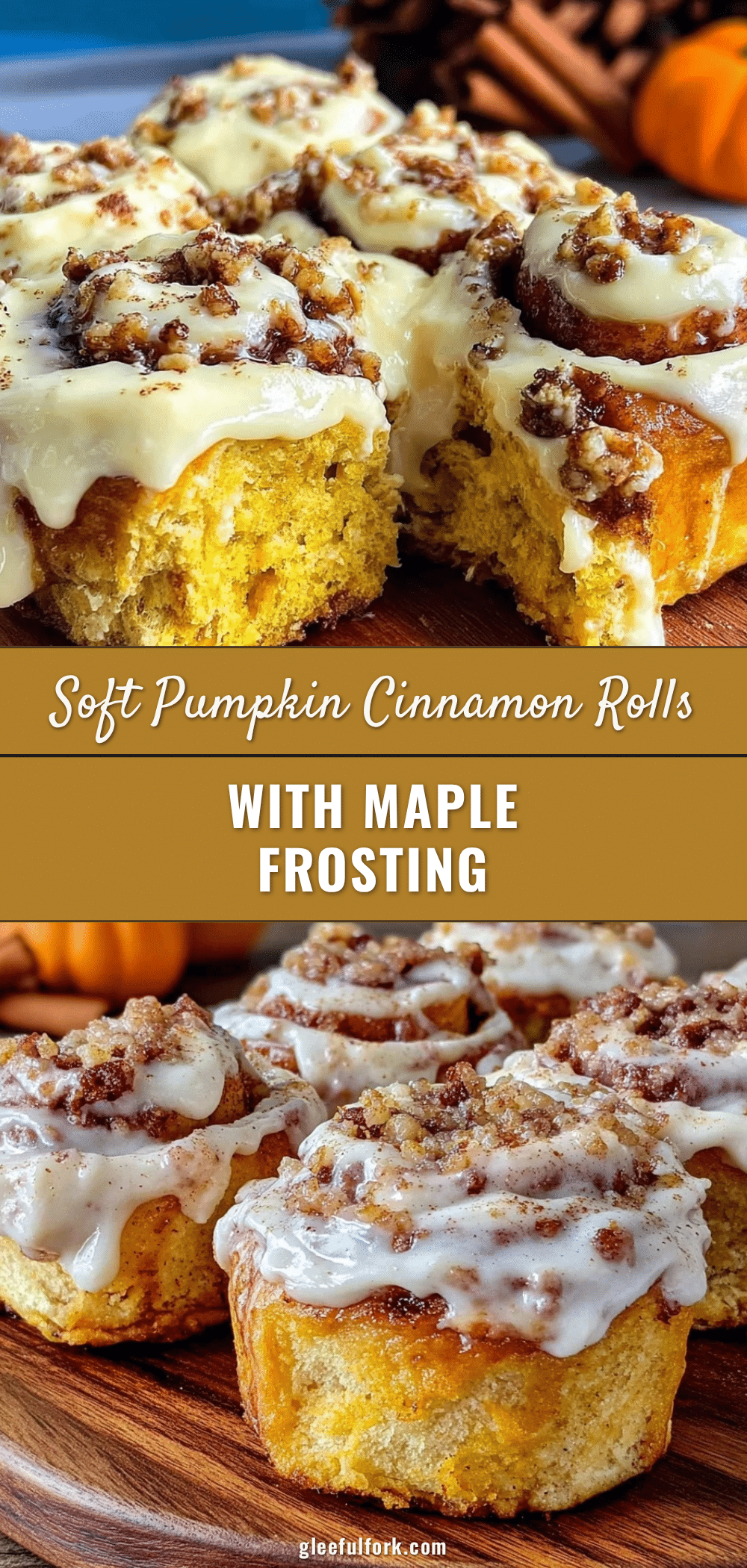 pumpkin cinnamon rolls recipe