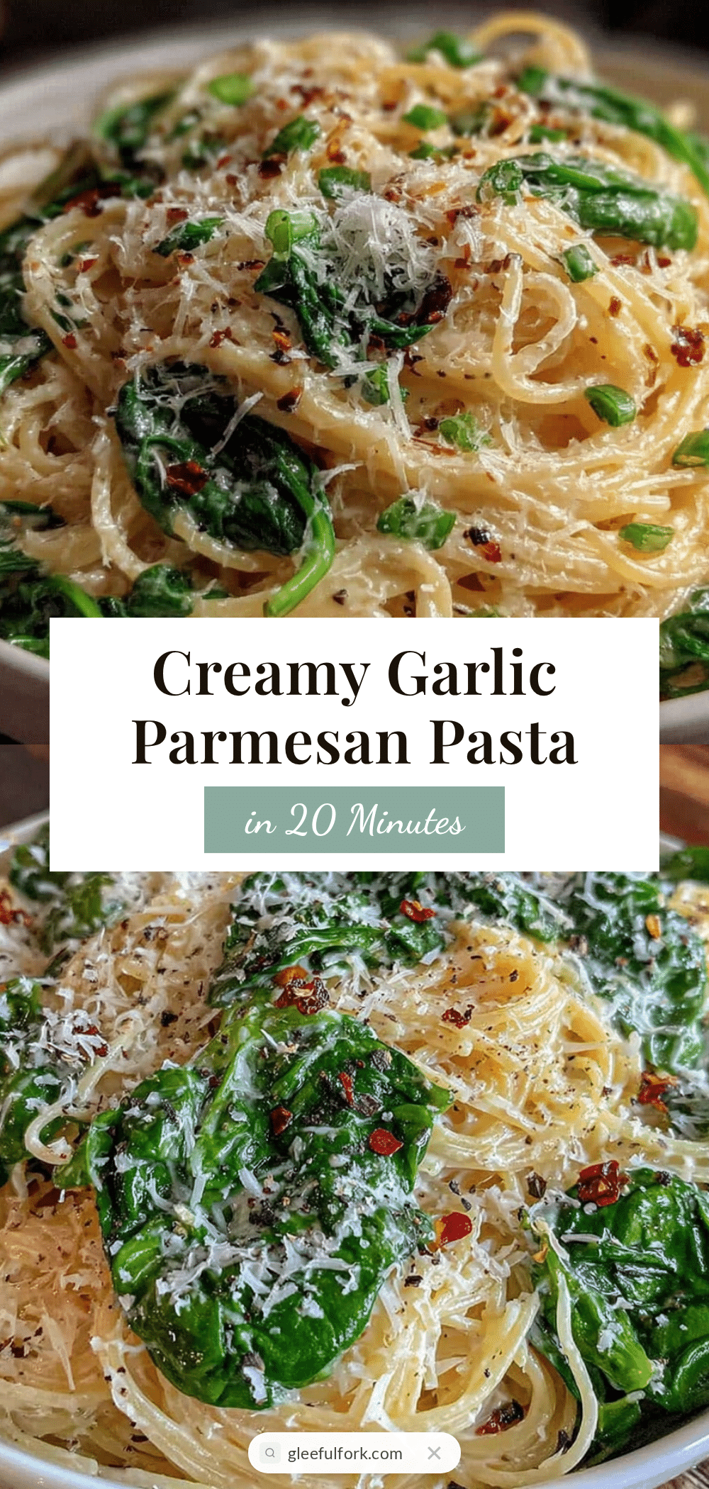 quick garlic parmesan pasta recipe