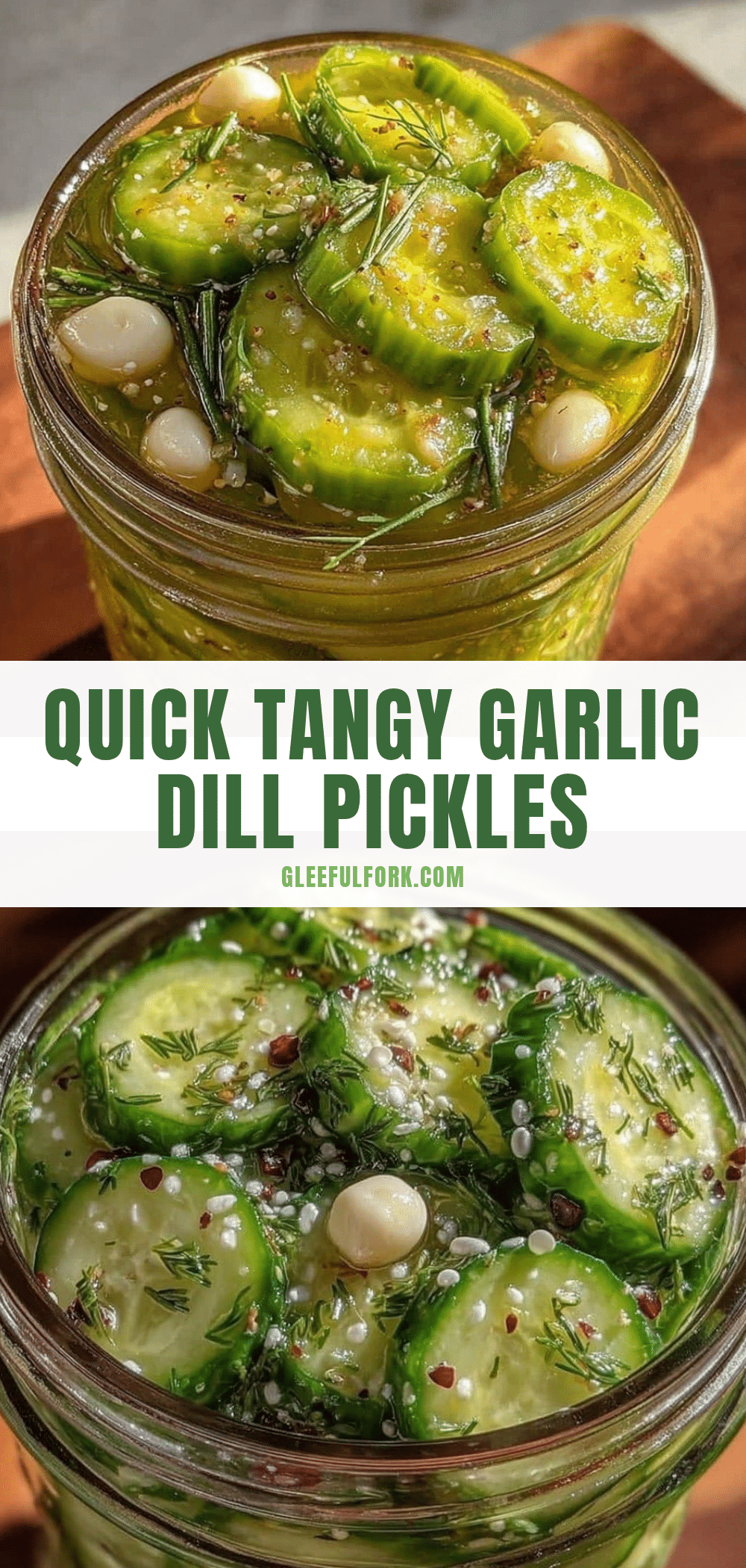 quick tangy garlic dill refrigerator pickles recipe