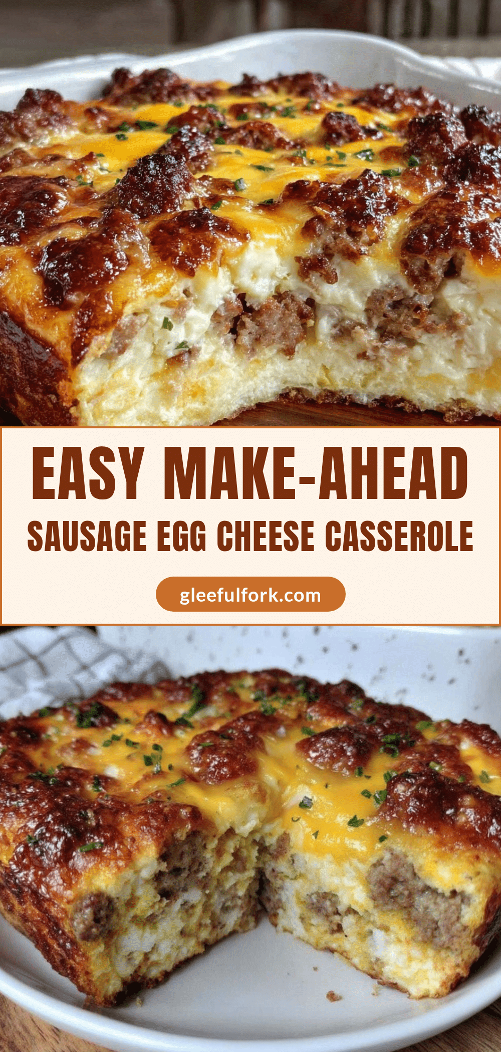 sausage egg and cheese breakfast casserole recipe
