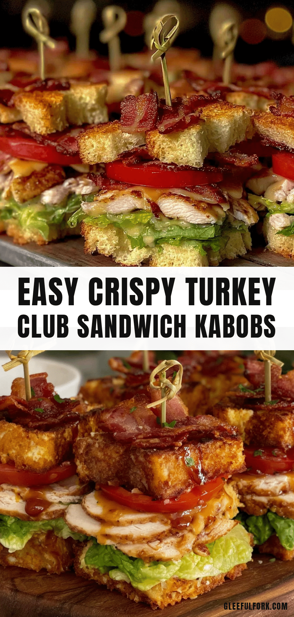 turkey club sandwich kabobs recipe