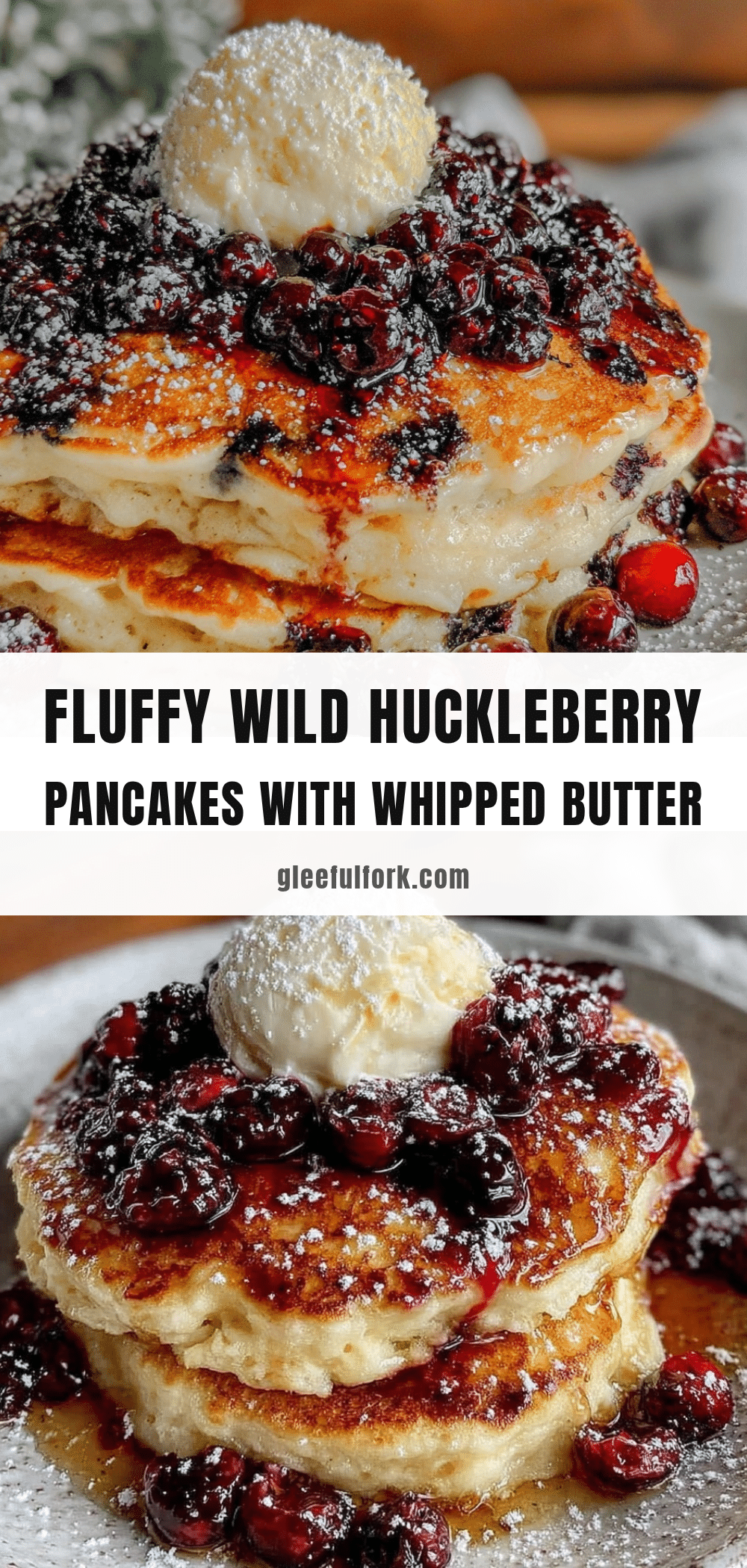 wild huckleberry pancakes recipe