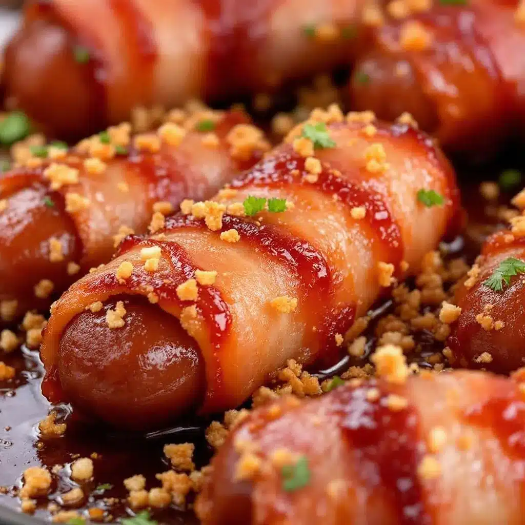 bacon-wrapped smokies brown sugar preparation steps