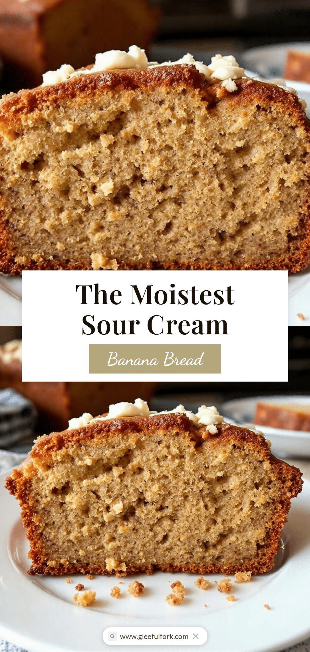banana bread with sour cream recipe
