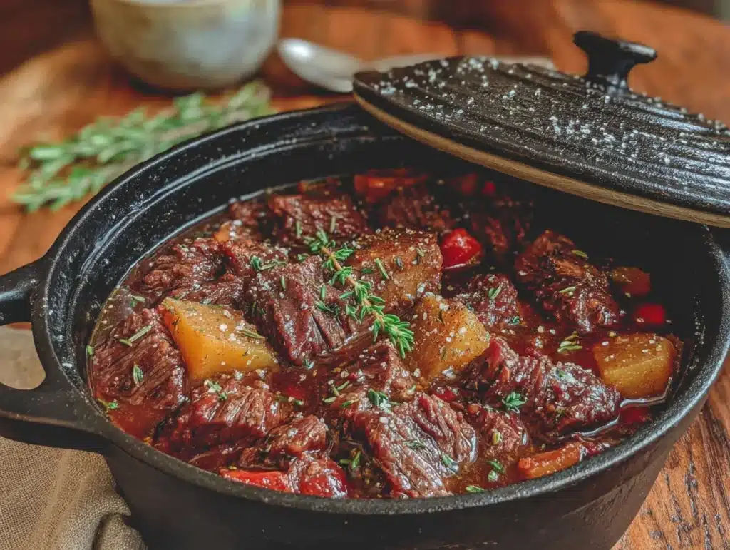 beef and butternut squash stew - featured image