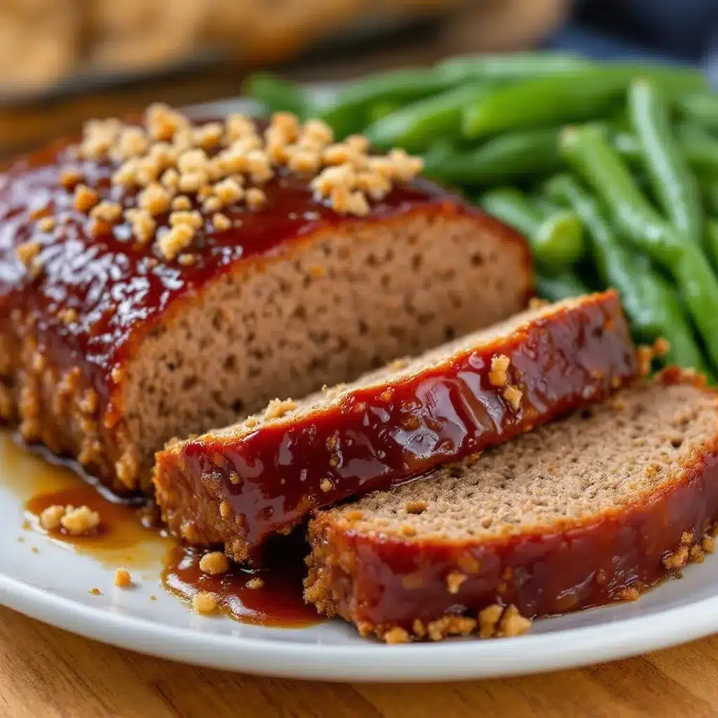 best classic meatloaf with brown sugar glaze preparation steps