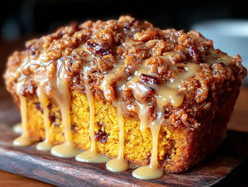 best pumpkin bread recipe with brown butter glaze - featured image
