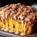 best pumpkin bread recipe with brown butter glaze - featured image