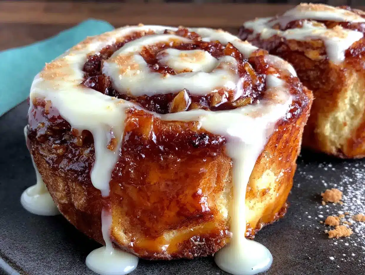 Brown butter apple cinnamon rolls preparation steps