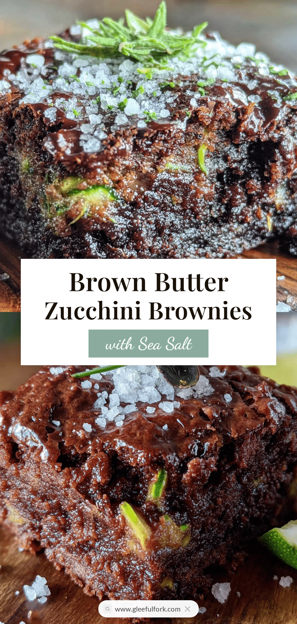 brown butter zucchini brownies recipe