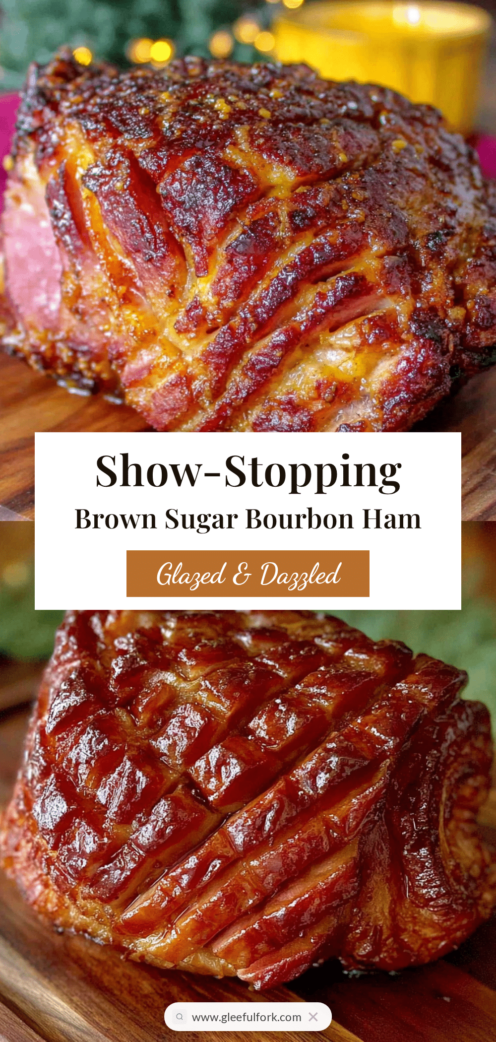brown sugar bourbon glazed spiral ham recipe