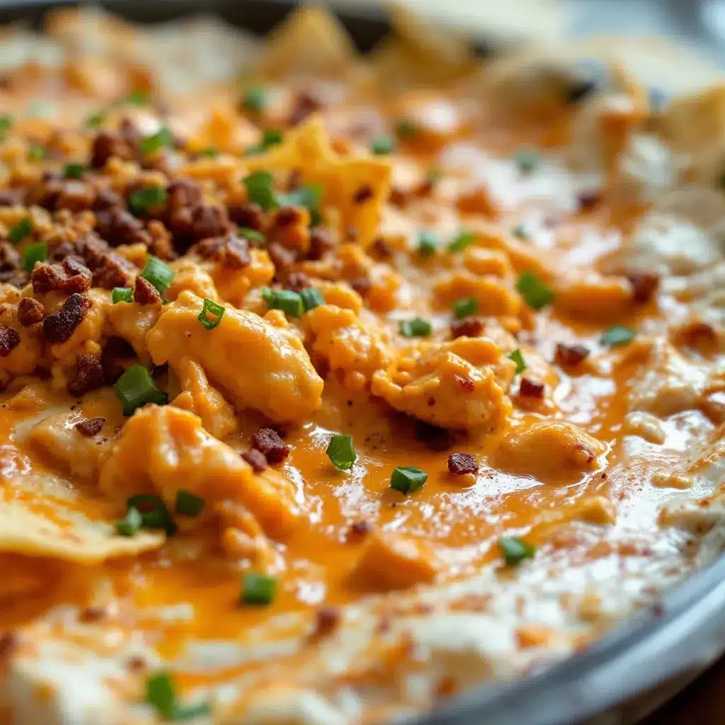 buffalo chicken tailgate dip preparation steps