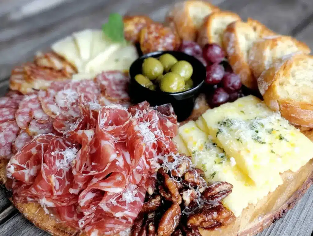 charcuterie board for two - featured image