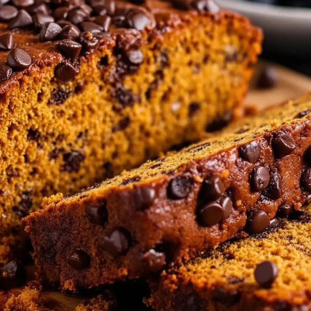 chocolate chip pumpkin bread - featured image