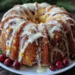 cranberry orange bundt cake - featured image