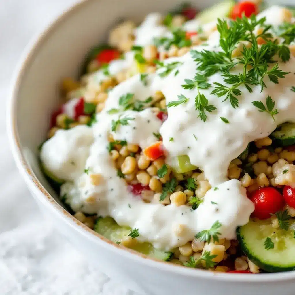 creamy cucumber salad with dill and sour cream preparation steps
