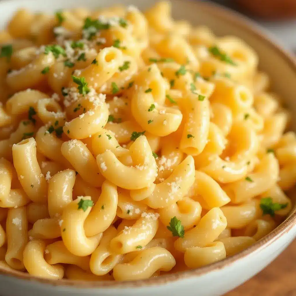creamy Italian macaroni pasta salad preparation steps